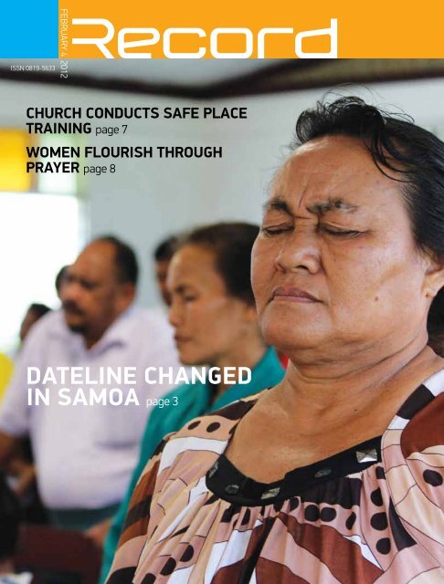DATELINE CHANGED IN SAMOA page 3 - RECORD.net.au