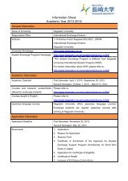 Information Sheet Academic Year 2013-2014