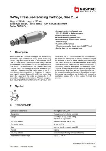 400-P-260501-E - BUCHER HYDRAULICS