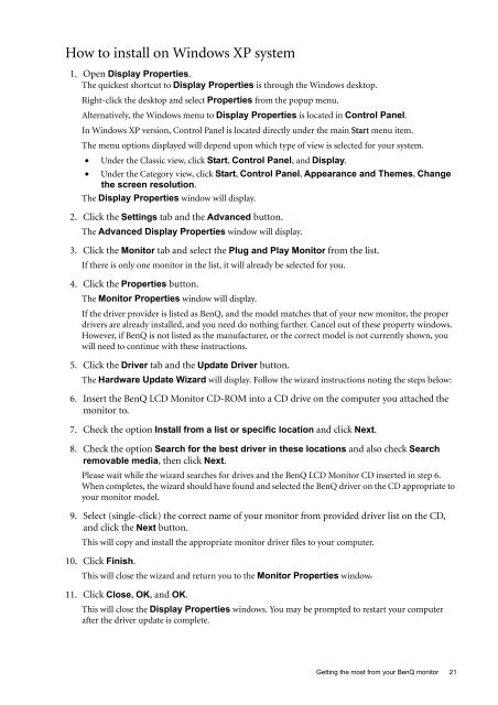 LCD Monitor User Manual EW2430 EW2730