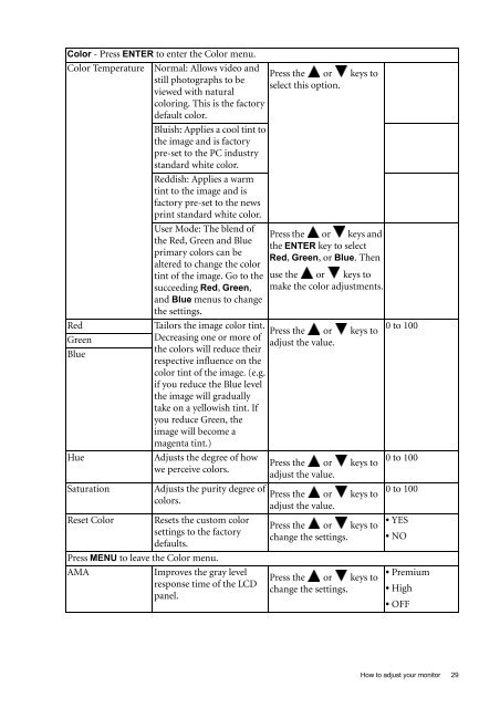 LCD Monitor User Manual EW2430 EW2730