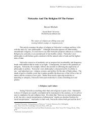 Nietzsche And The Religion Of The Future