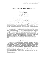 Nietzsche And The Religion Of The Future