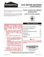 ECT-52 - AO Smith ECT-52 - 50 Gallon ProMax Residential Electric Water  Heater - Tall Model