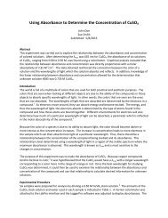 Sample Lab Report - Anoka-Ramsey Community College