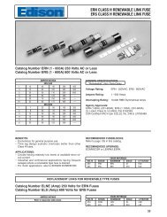 ERN CLASS H RENEWABLE LINK FUSE ERS CLASS H ...