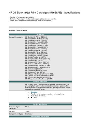 hp inkjet print cartridge compatibility chart hp deskjet hp printer cartridge chart