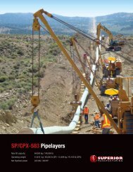 SP/CPX-583 Pipelayers