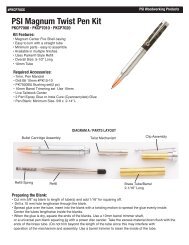 8 Slimline Pro Click Pen Kit Starter Set at Penn State Industries