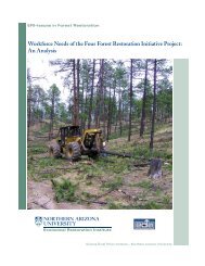 Workforce Needs of the Four Forest Restoration Initiative Project: An ...