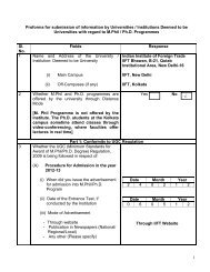 1 Proforma for submission of information by Universities / Institutions ...