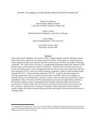 Growth, Accounting Accruals and Investment-Cash Flow Sensitivity