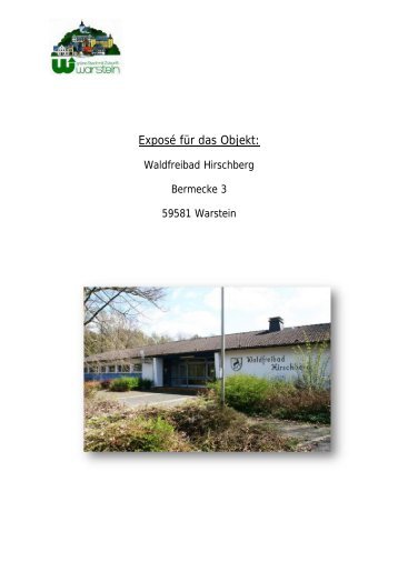 !11-05-18 Exposé Waldfreibad.docx - Wirtschaftsförderung Kreis Soest