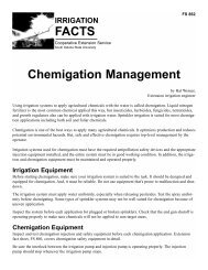 Chemigation Management - South Dakota State University