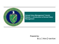 Earned Value Management Tutorial Module 1 - U.S. Department of ...