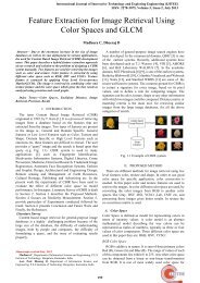 Feature Extraction for Image Retrieval Using Color Spaces and GLCM