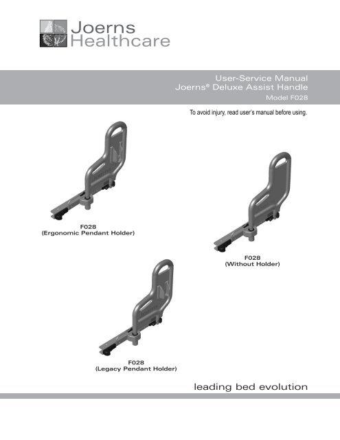 Deluxe Assist Handle Manual - Joerns