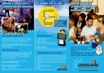 WinteR 2012/2013 im steAk House und BoWling-CenteR genuss ...