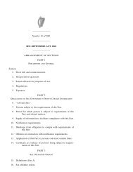 SEX OFFENDERS ACT, 2001 - Irish Statute Book