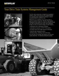 Your Drive Train Systems Management Guide - Peterson CAT