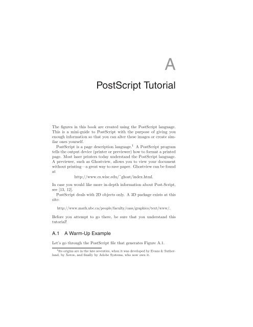 PostScript Tutorial - FarinHansford.com