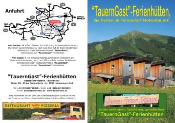 TauernGast - Feriendorf TauernGast Hohentauern