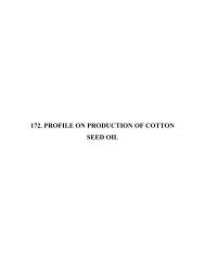 Profile on Cotton Seed Oil