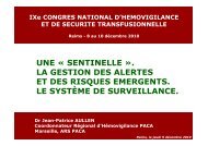 Une sentinelle. La gestion des alertes et des risques emergents