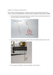 Solderless 1.6 Connection with Smart XX v2 Once you have ...