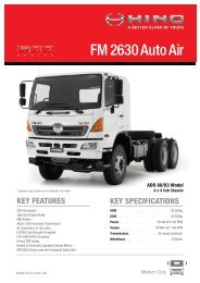 FM 2630 Auto Air - Hino