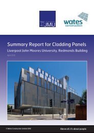 Summary Report for Cladding Panels.pdf - buildingsystemssolutions ...