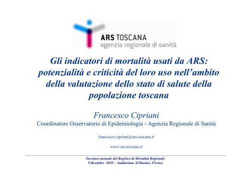 2_ Francesco Cipriani - Centro per lo Studio e la Prevenzione ...