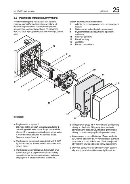 SRI986 Pozycjoner elektro-pneumatyczny - FOXBORO ECKARDT