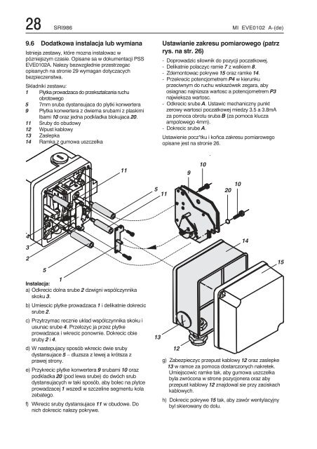 SRI986 Pozycjoner elektro-pneumatyczny - FOXBORO ECKARDT