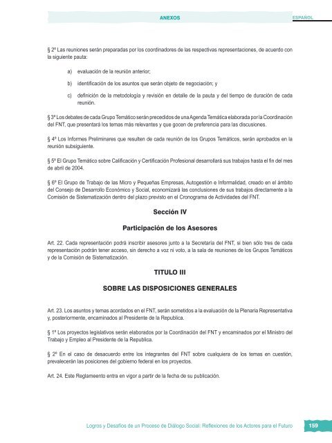 Conquistas e desafios de um processo de diálogo social