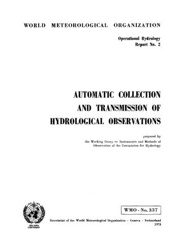 automatic collection and transmission of ... - E-Library - WMO