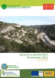Rapport d'activitÃ© 2011. Janvier 2012 - Cen-LR