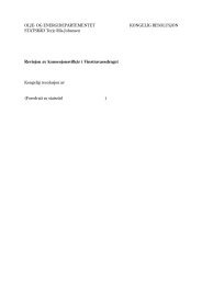 Revisjon av konsesjonsvilkÃ¥r i Vinstravassdraget - Regjeringen.no