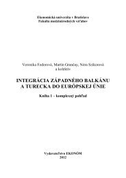 integrÃ¡cia zÃ¡padnÃ©ho balkÃ¡nu a turecka do eurÃ³pskej Ãºnie - Fakulta ...
