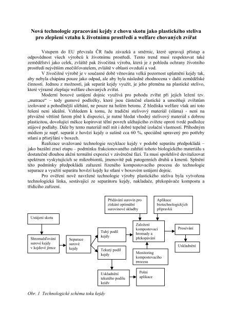 NovÃƒÂ¡ technologie zpracovÃƒÂ¡nÃƒÂ­ kejdy z chovu skotu jako ... - SVT