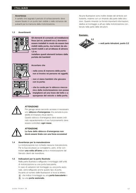 SupraMatic E P 9 Notice - Hormann.fr