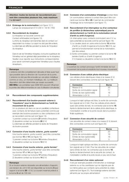 SupraMatic E P 9 Notice - Hormann.fr
