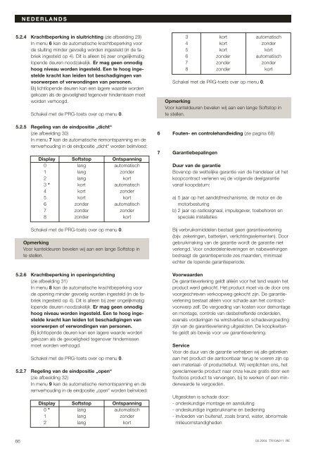 SupraMatic E P 9 Notice - Hormann.fr