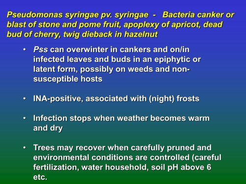 Of Stone Fruit Bacterial Pathogens - Cost 873