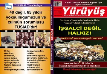 İŞGALCİ DEĞİL HALKIZ Ülkemizde Gençlik - Yürüyüş