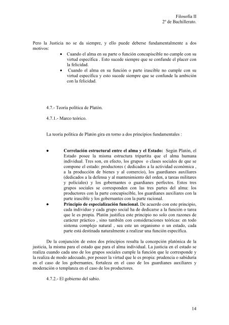 Filosofía II 2º de Bachillerato. 1 TEMA IV : PLATÓN. 1 ... - Plan alfa