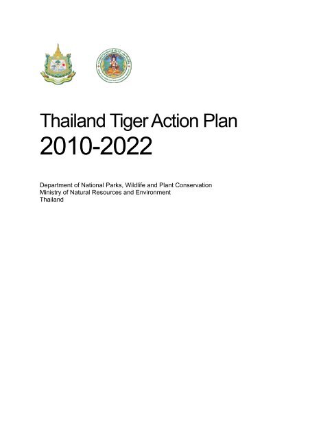 Thailand Tiger Action Plan - Global Tiger Initiative