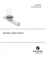 Sanitaire, Silver Series - Water Solutions