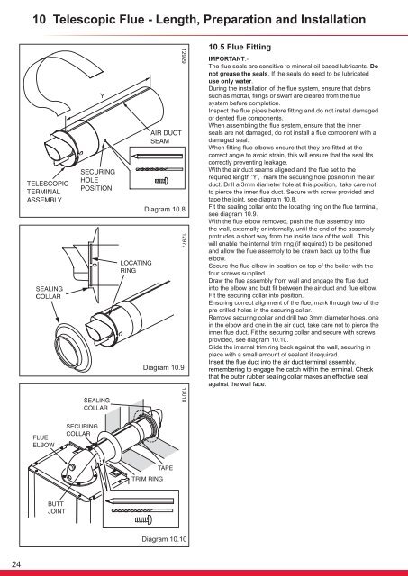 Flexicom cx combination boiler - installation and service manual