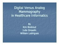 Digital Versus Analog Mammography in ... - essentiavitae.com